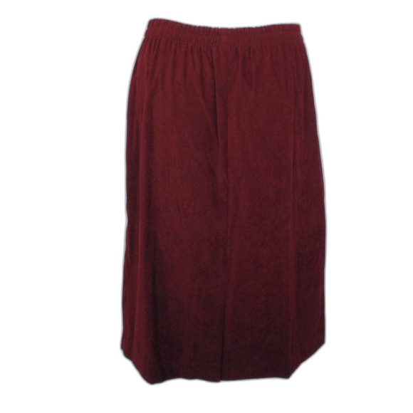 new LESLIE FAY Skirt Suit, 14/16, 2 piece, Jacket & Skirt, Burgundy, washable - Picture 7 of 16